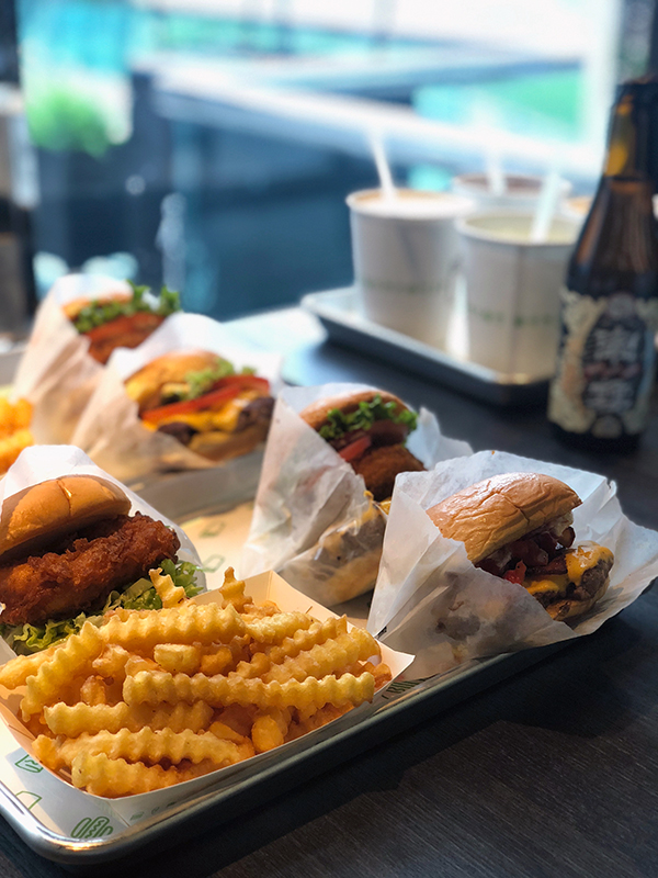 Shake Shack's wide variety of burgers and sides