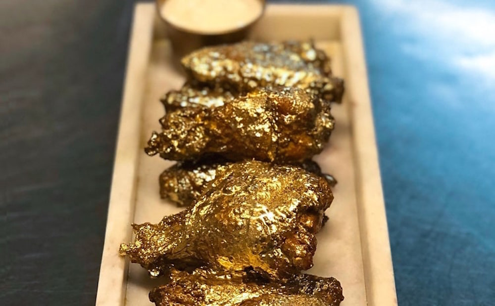 Twenty-Four-Karat Chicken Wings and the Allure of Eating Gold