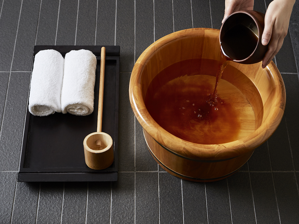 The Sulwhasoo Spa's foot bath