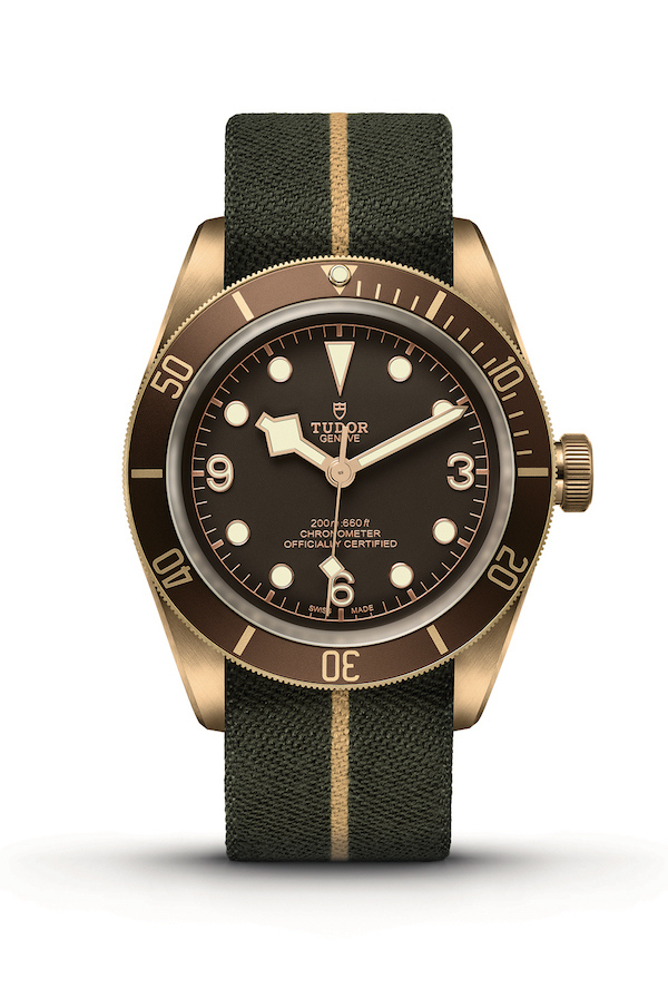 The elegant and robust Black Bay Bronze model from Tudor