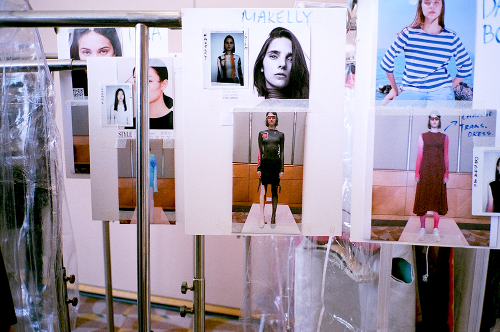 Model boards from their SS19 collection