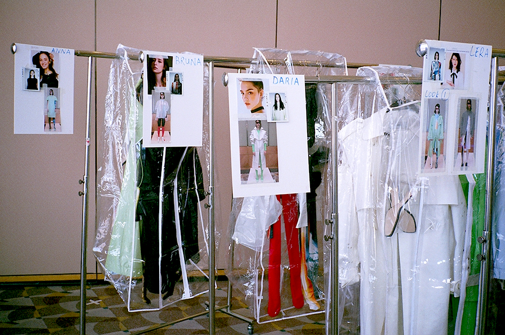 Model boards from their SS19 collection