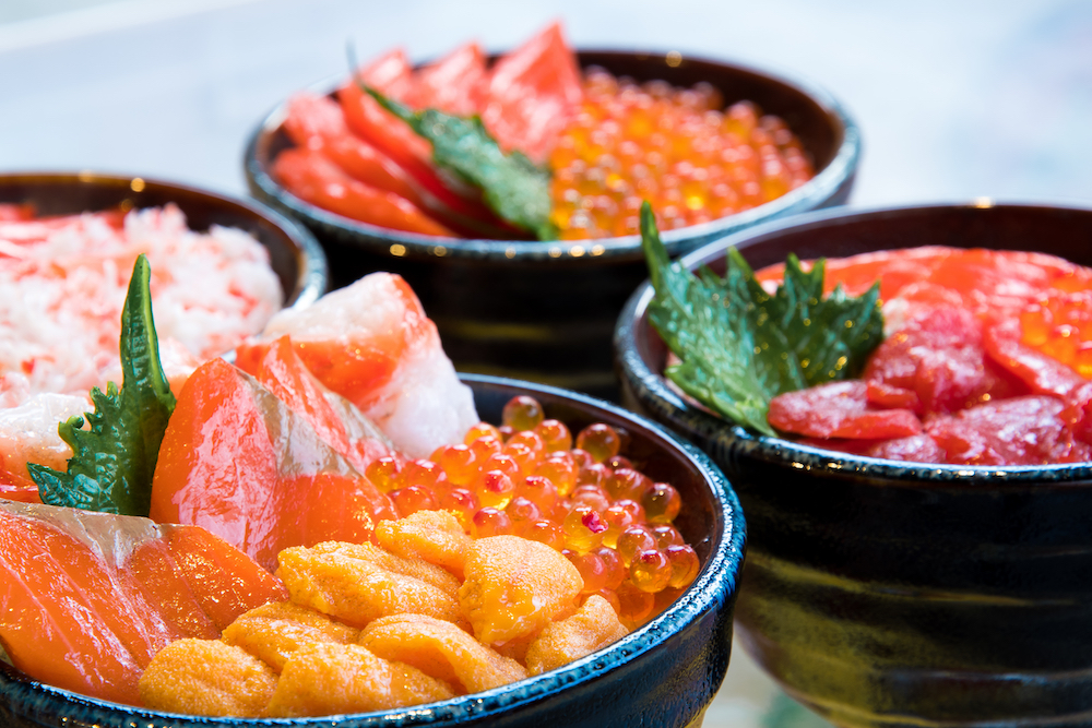 Sashimi selection at Kumo