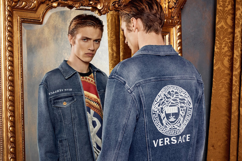 kith versace jean jacket