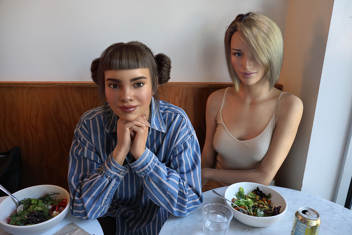 Lil Miquela (left) and Bermuda: your local CGI lifestyle influencers