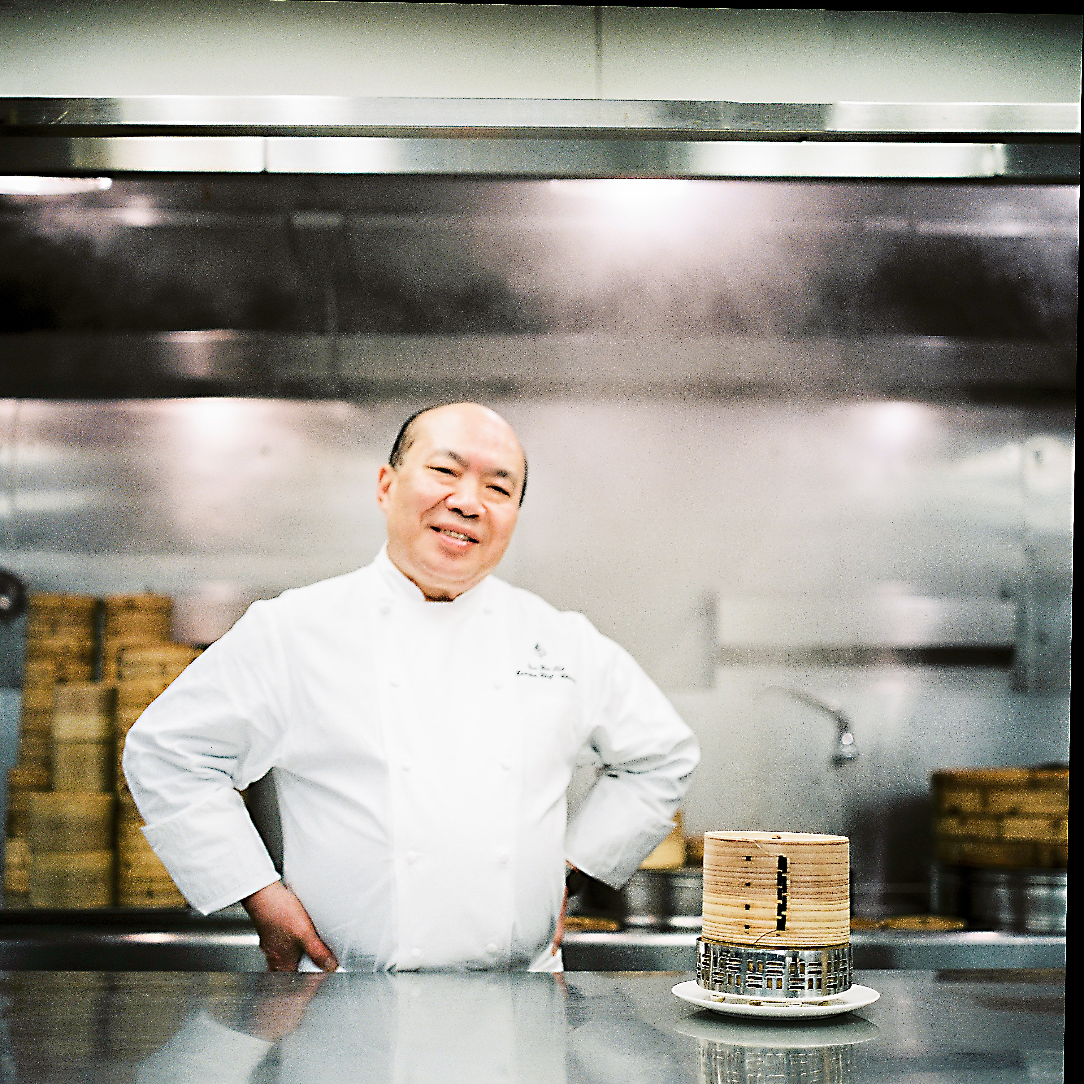 Chef Chan Yan-tak in his dim sum kitchen