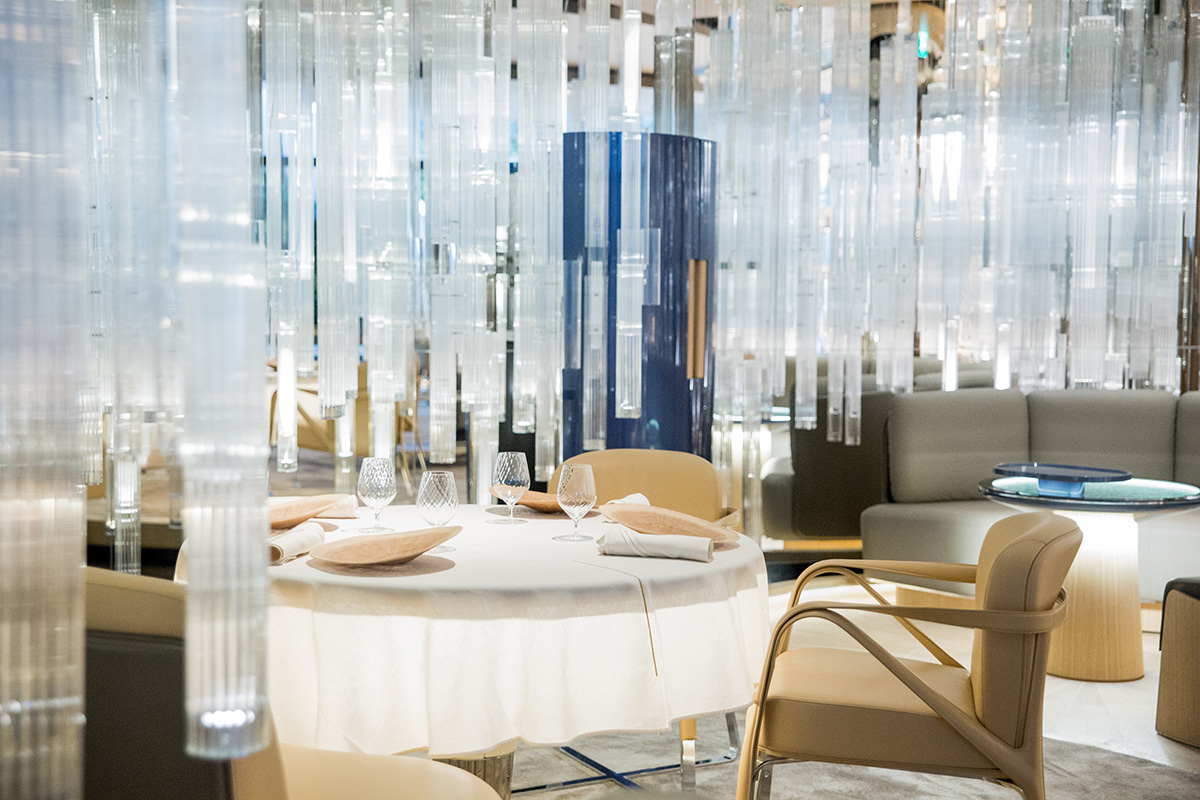 The Interior of Alain Ducasse at Morpheus 