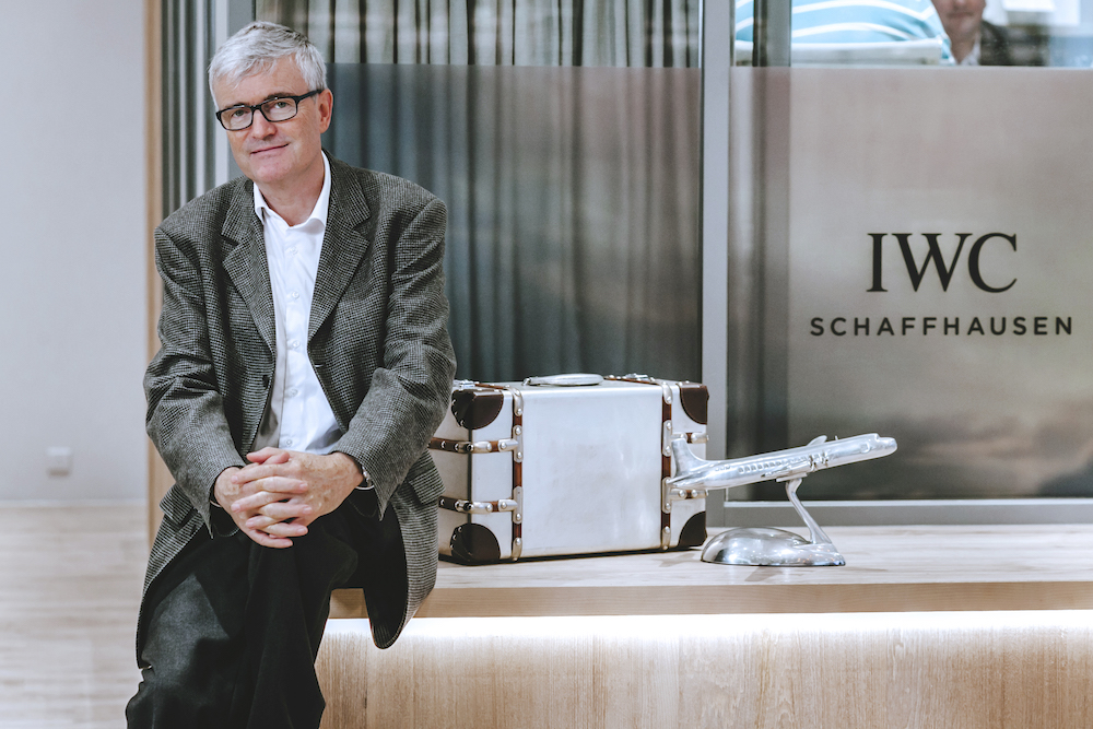 Gerd Plange, senior project manager at IWC Schaffhausen, flew into town for the workshop 