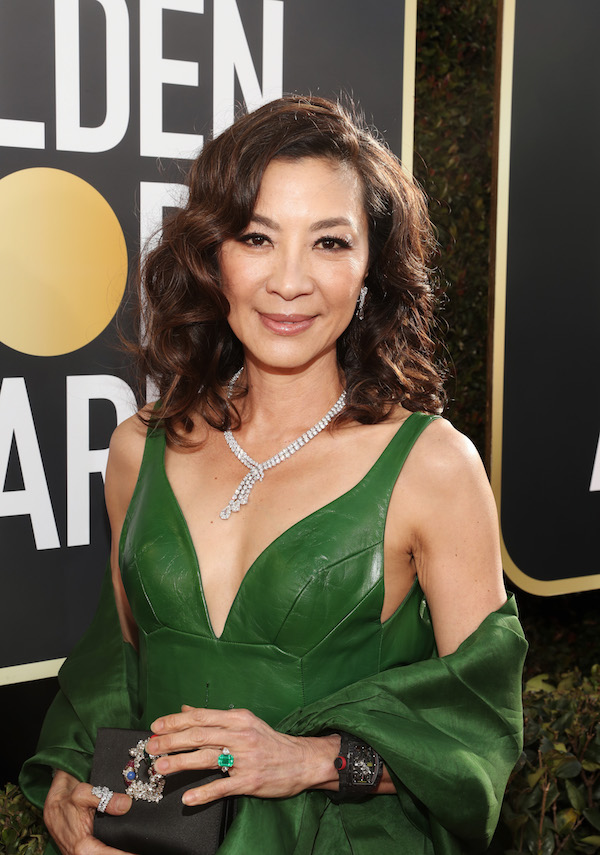 Michelle Yeoh at the 2019 Golden Globe Awards (Courtesy of Getty Images)