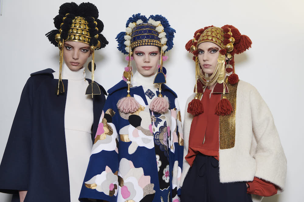 Backstage at Valentino Haute Couture. Photo: Courtesy of Valentino.