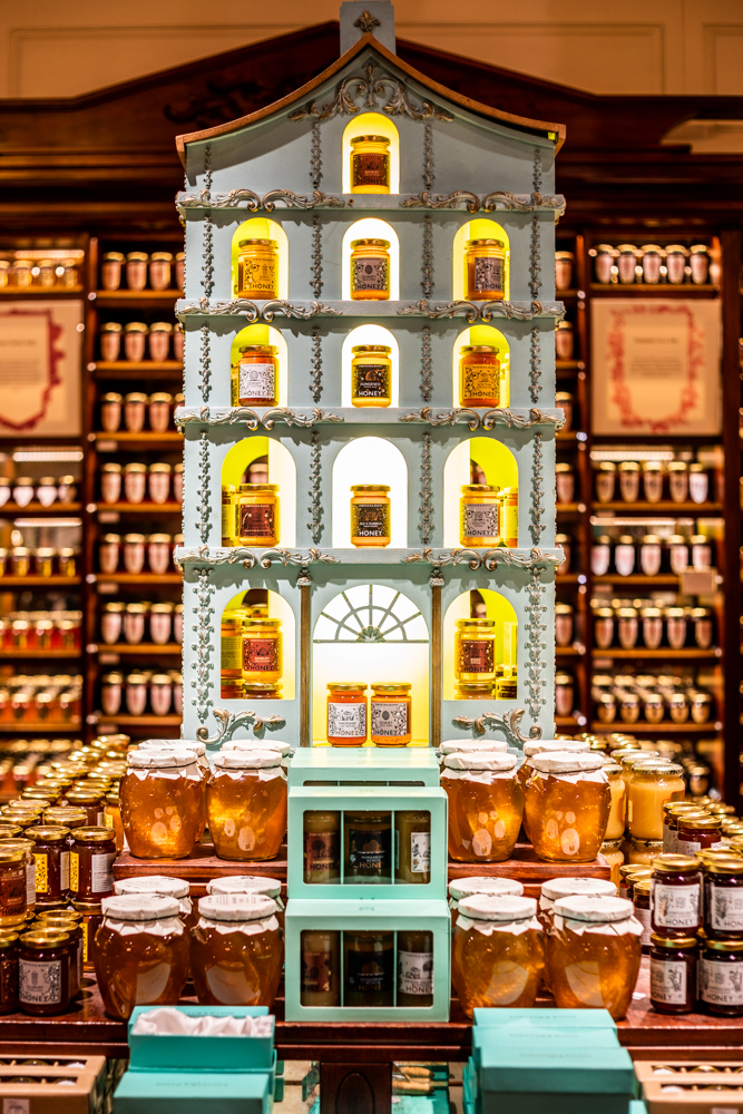 Fortnum's is well-known and celebrated for its extensive range of preserves