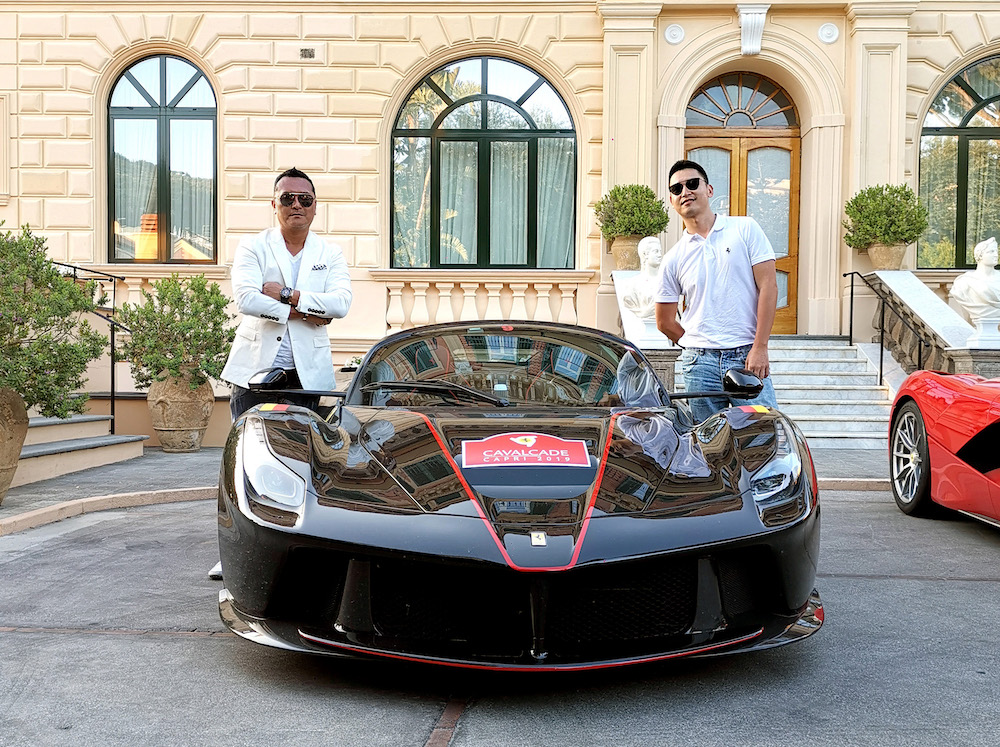 Gordon Lam and Aaron Li from Ferrari China