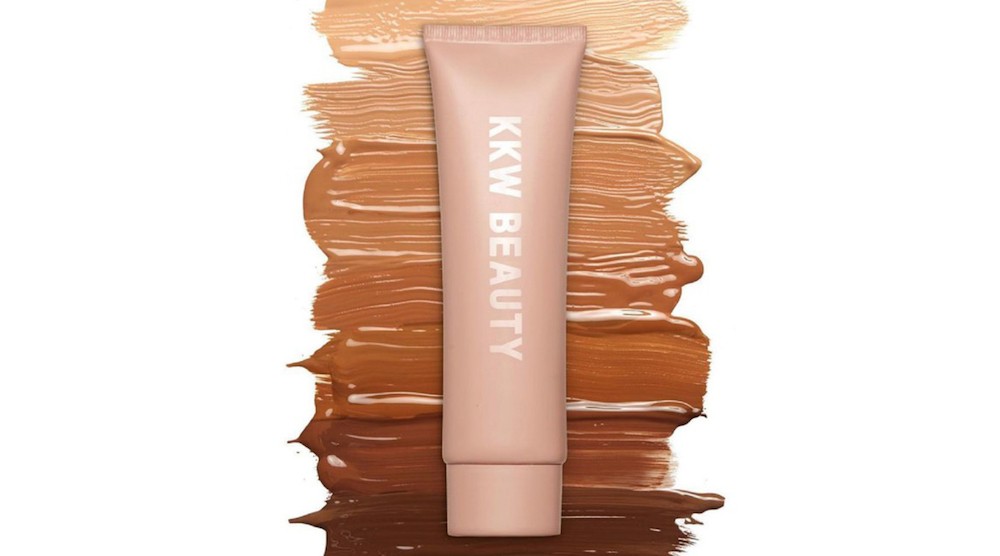 The new KKW Beauty Body Collection's Body Makeup foundation comes in seven shades; photo courtesy of KKW Beauty