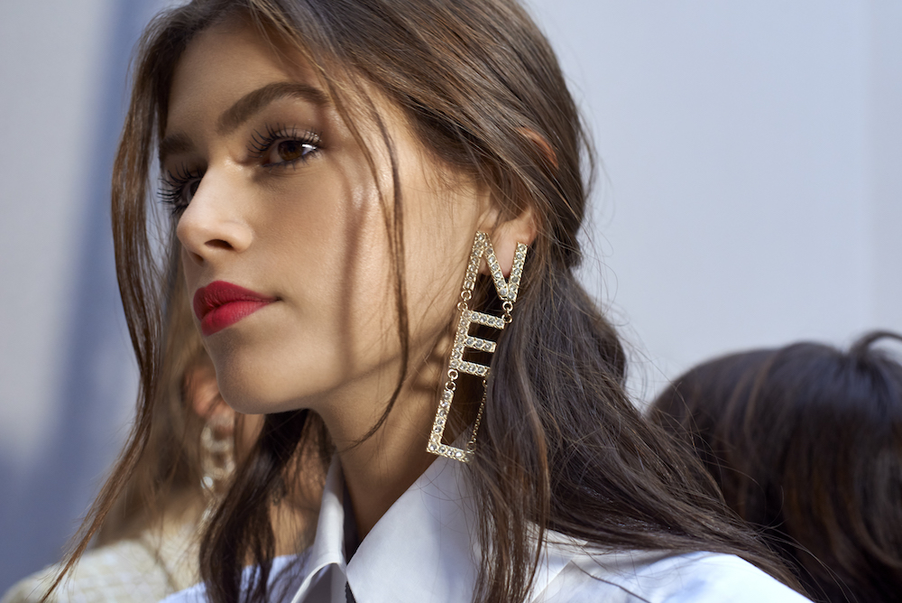 Model Kaia Gerber at Chanel. Photo: Chanel