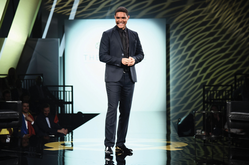 Comedian Trevor Noah hosted the final 