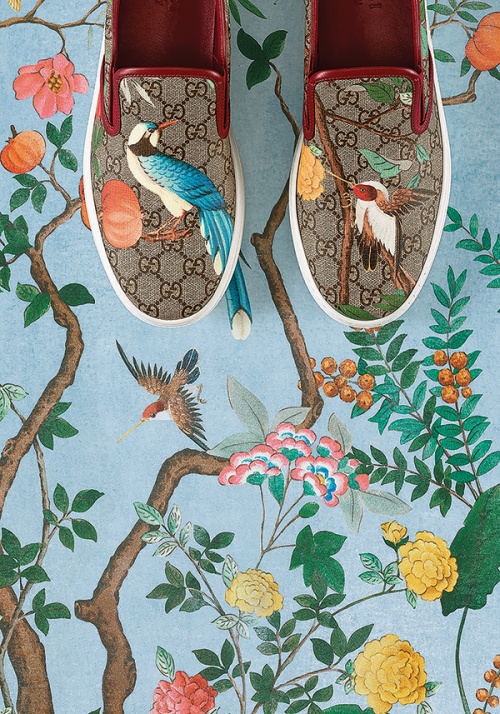 Mobilisere peddling fjerkræ We Love These Heavenly Gucci Canvas Slip-On Shoes — Hashtag Legend