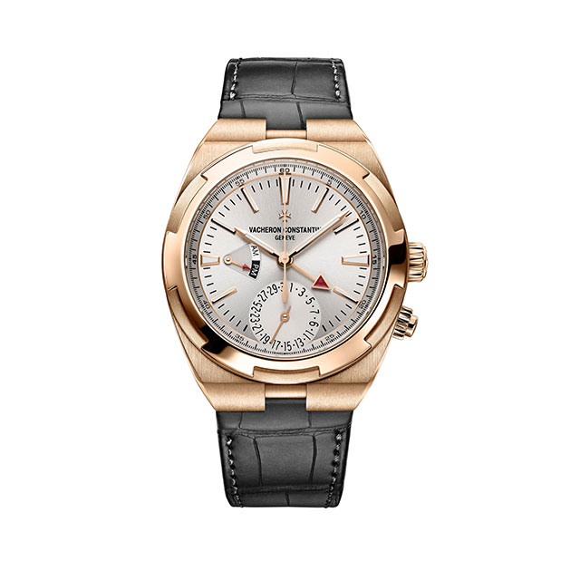 The Overseas Dual Time in pink gold
