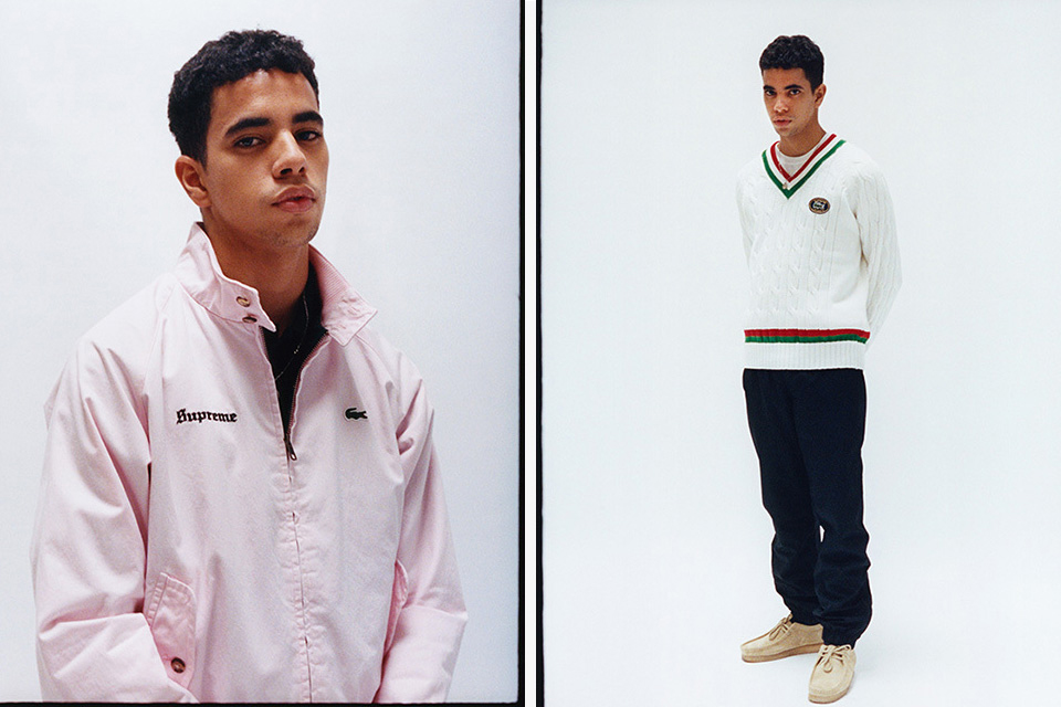 Supreme Links Up With Lacoste for Spring 2017 Hashtag Legend