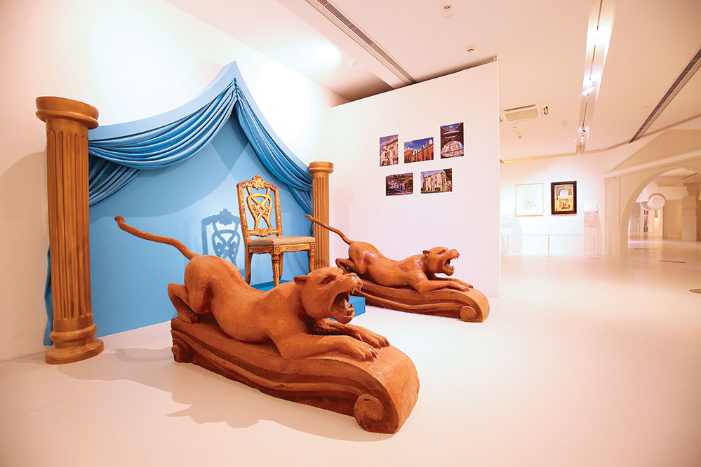 A K11 exhibit replicating the home of artist Salvador Dalí