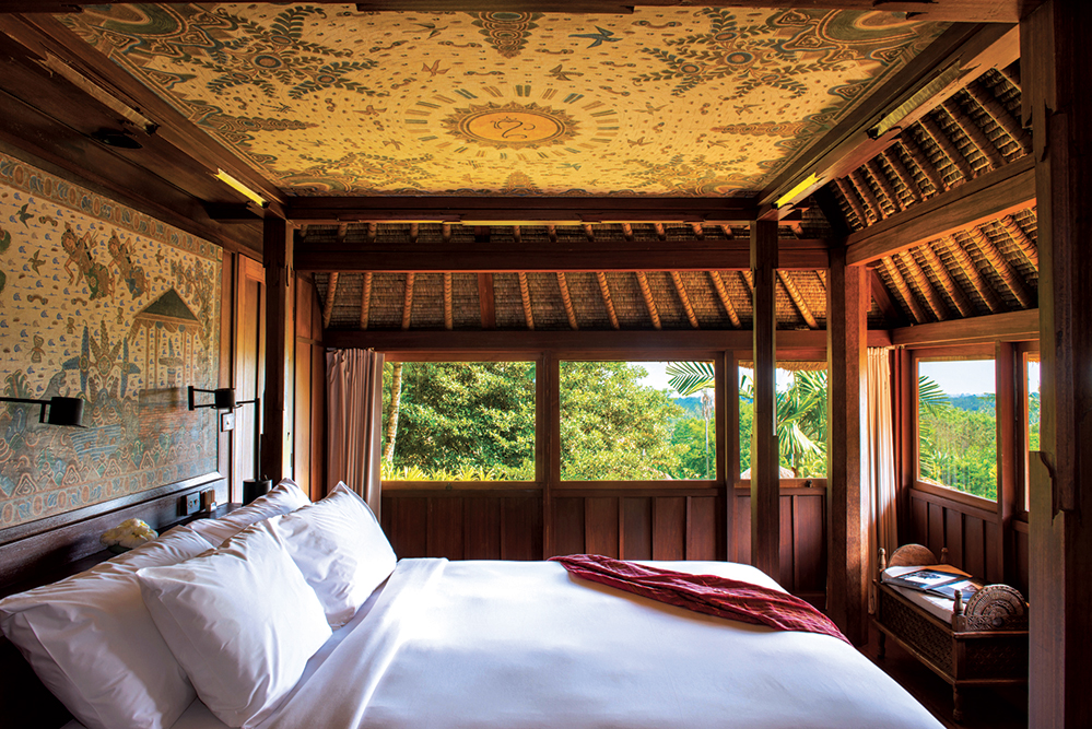 An Amandari suite, above the Ayung River Gorge