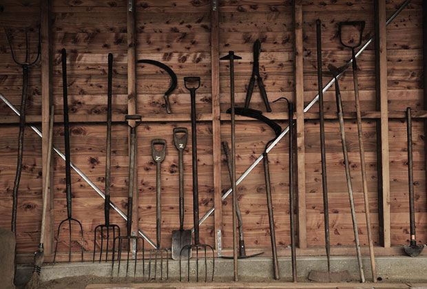 Tools of the trade in Central Otago (Credit: Kate Barnett)