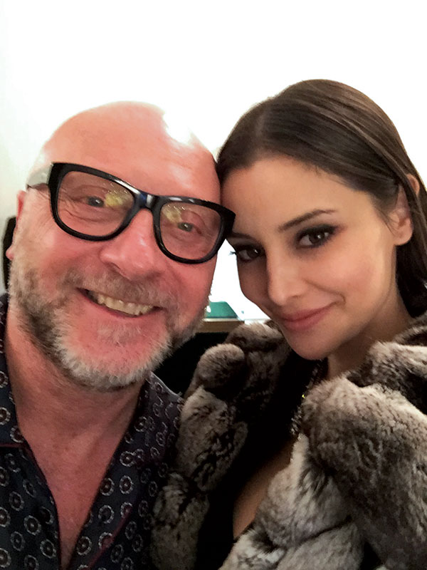 A happy snap with Domenico Dolce
