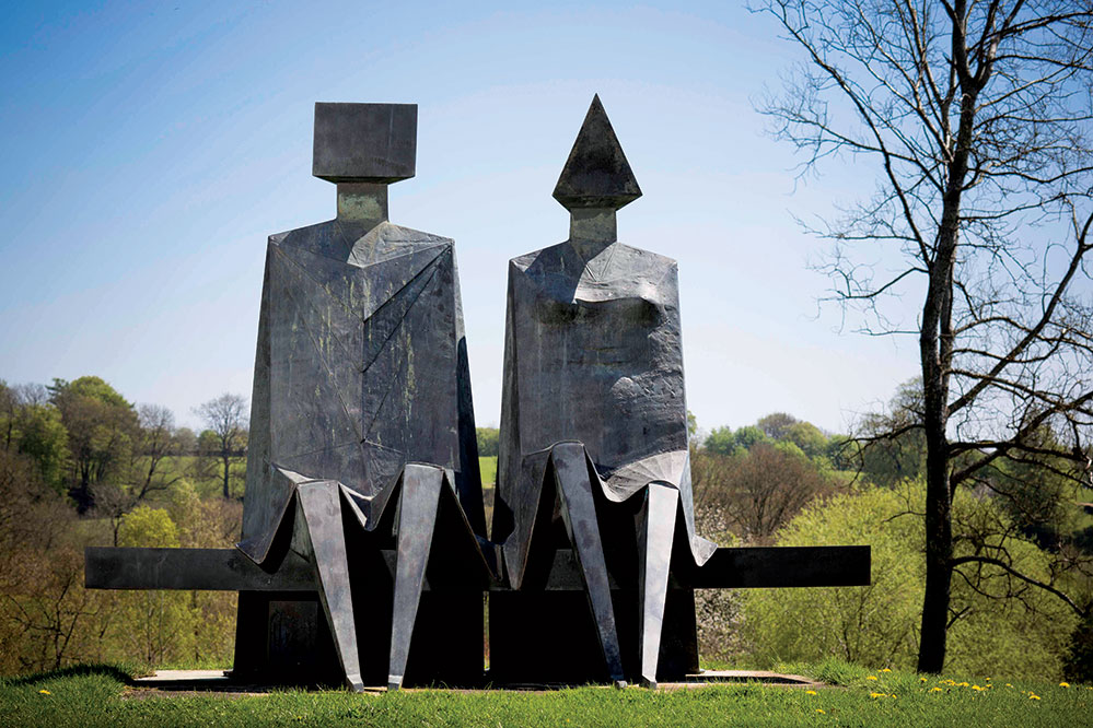 Sitting Couple (1990) by Lynn Chadwick