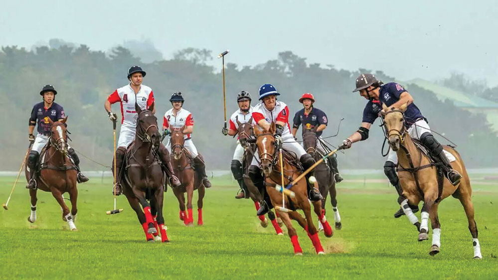 The Hong Kong Polo Team in Beijing