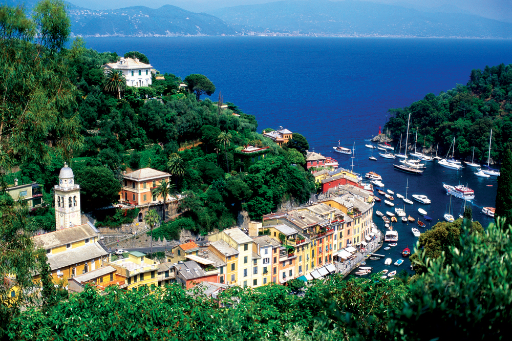 Tucked away on the Italian Riviera lies Portofino, a hideaway for celebrities and moguls. Photo by Corbis