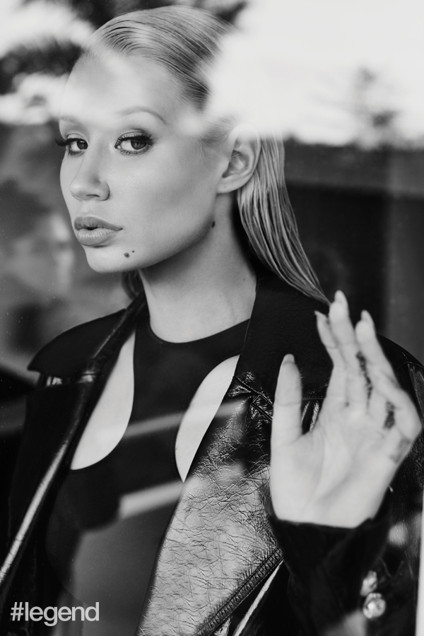 Iggy wears an outfit by DSquared2