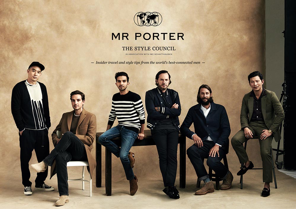 Members of the Mr Porter Style Council