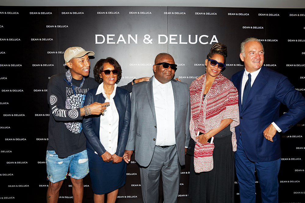 The Williams family posing for a shot in Bangkok