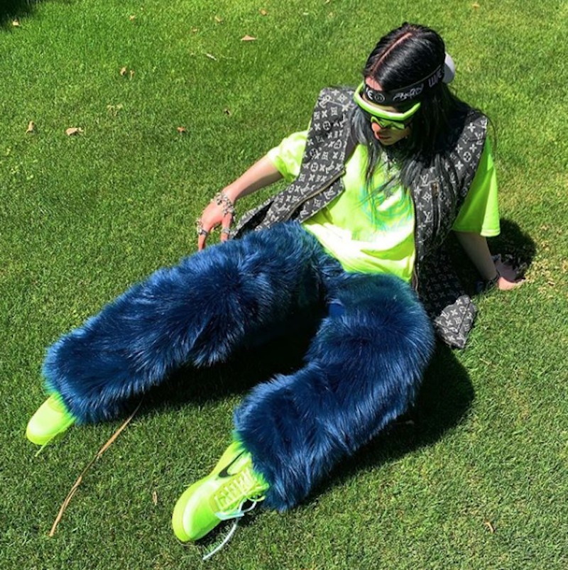 Fashion, Shopping & Style  Billie Eilish's Slime Green Louis