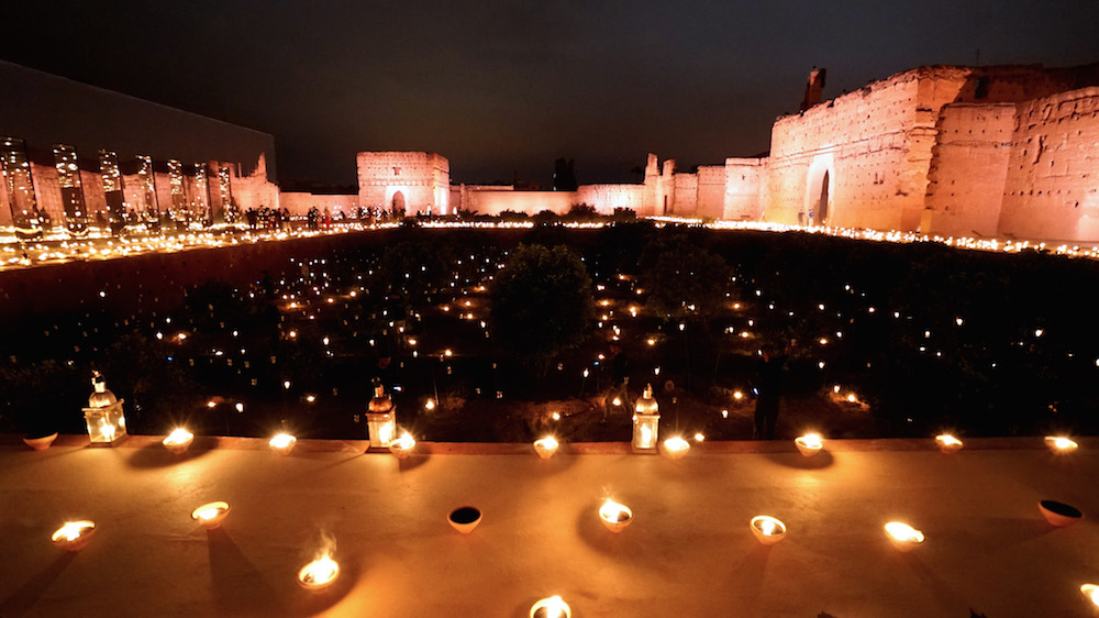 Famous market square Jemaa el-Fnaa