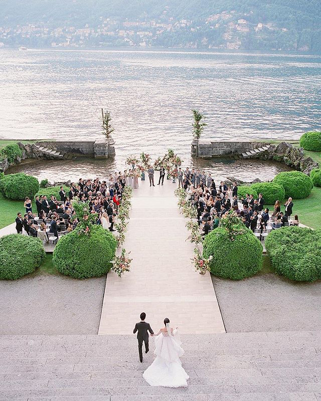 Flossie Pang and Keith Poon's wedding in Lake Como (Photo: @josevilla)