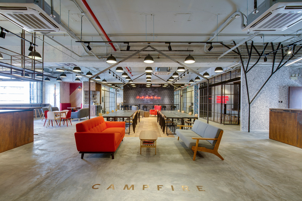 Campfire Creative's chic, open-plan venue in Wong Chuk Hang