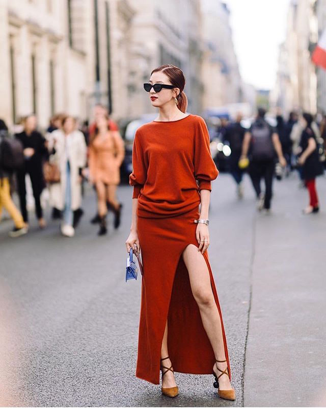 Irene Kim at Jacquemus' SS19 show (photo: @ireneisgood)