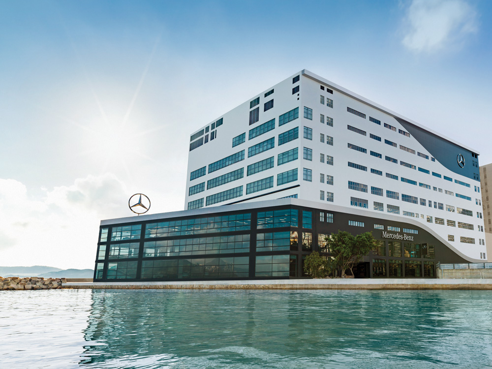 The new Mercedes-Benz Centre in Hong Kong