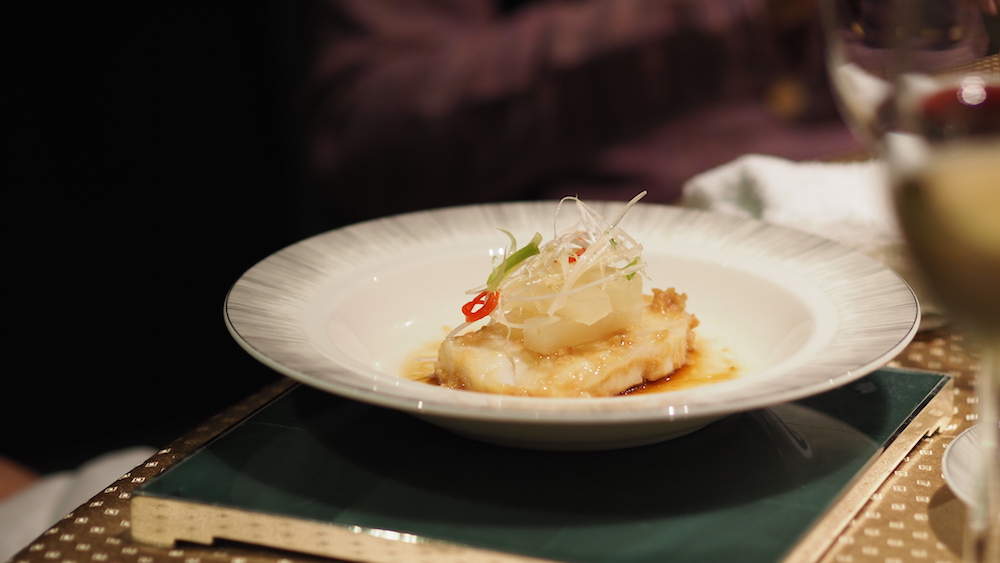 Steamed Chilean Sea Bass and Kagoshima Turnip with Miso Sauce