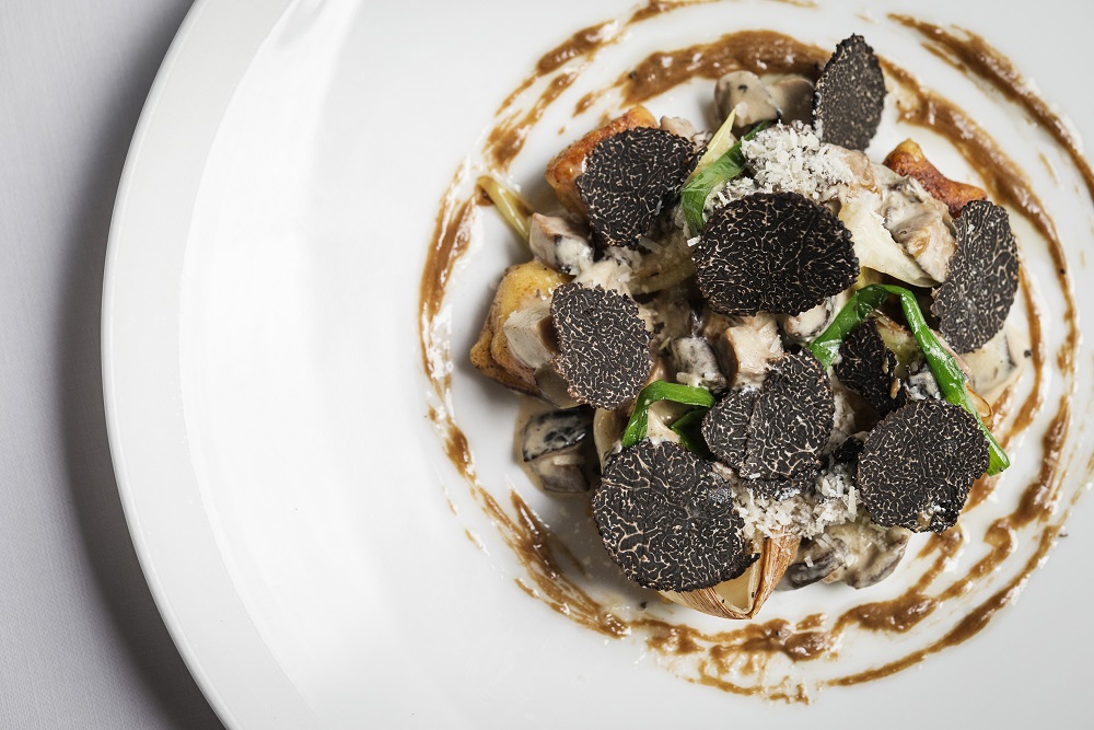 Osborn is known for his excellent truffle dishes 