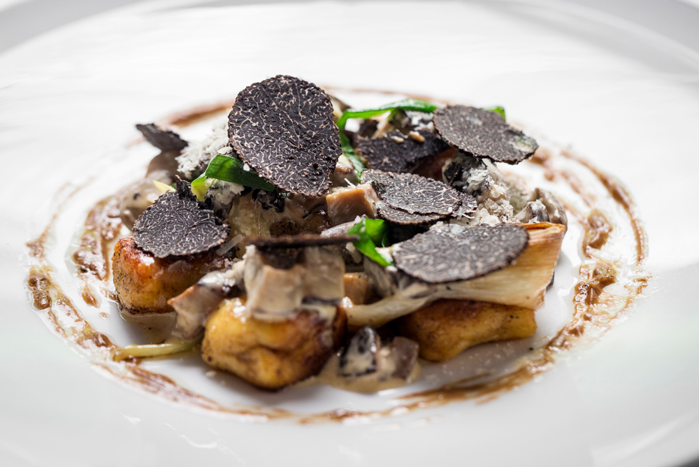 Chef Shane Osborne creates bold dishes to highlight the earthy addition of seasonal truffle