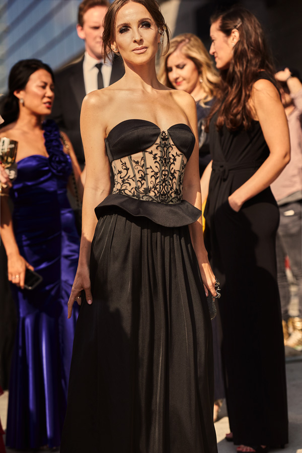 Marielle Byworth poses in Doriskath at the Emmy's (photo by David Cutrano)