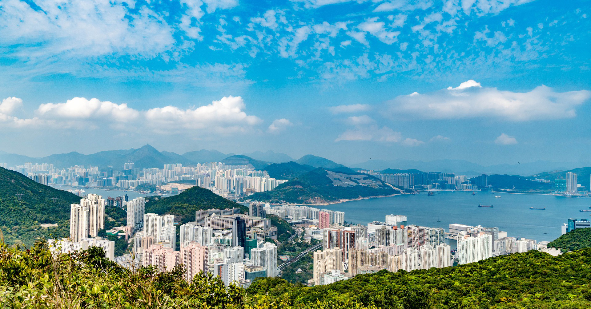 Hong Kong from above