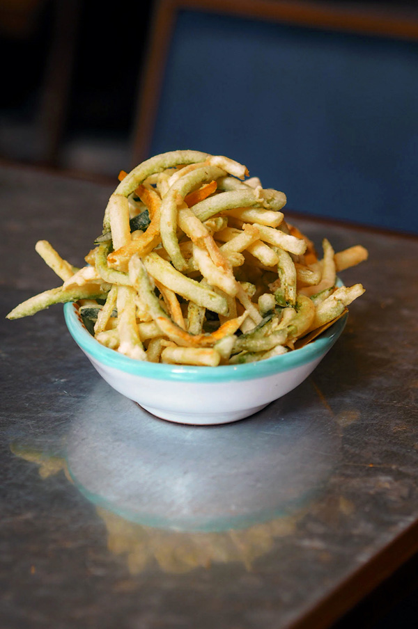 The Zucchini Fritti at Osteria Marzia