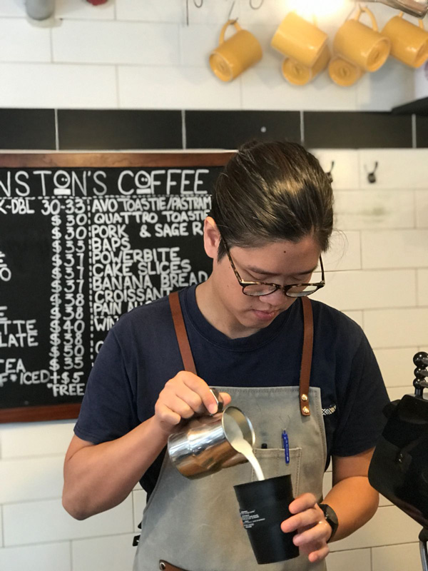 This former journalist can pull an espresso and take a beautiful picture of it