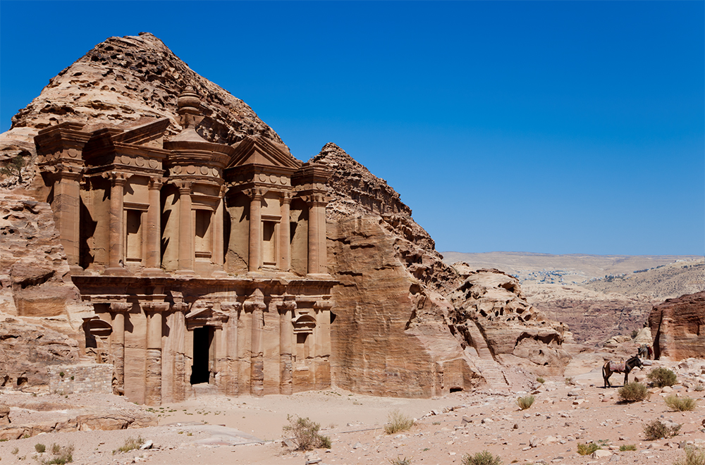 Famous ruins of petra