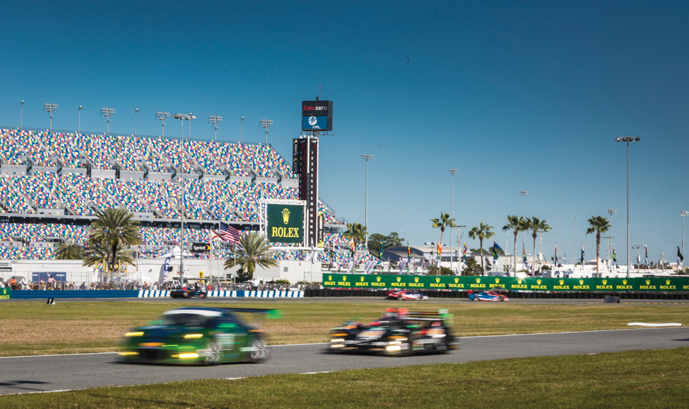 The start of the Rolex 24 in 2016 (photo by Rolex/Stephan Cooper)