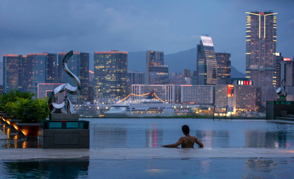 See the city from a whole new angle at the Four Seasons' infinity pool