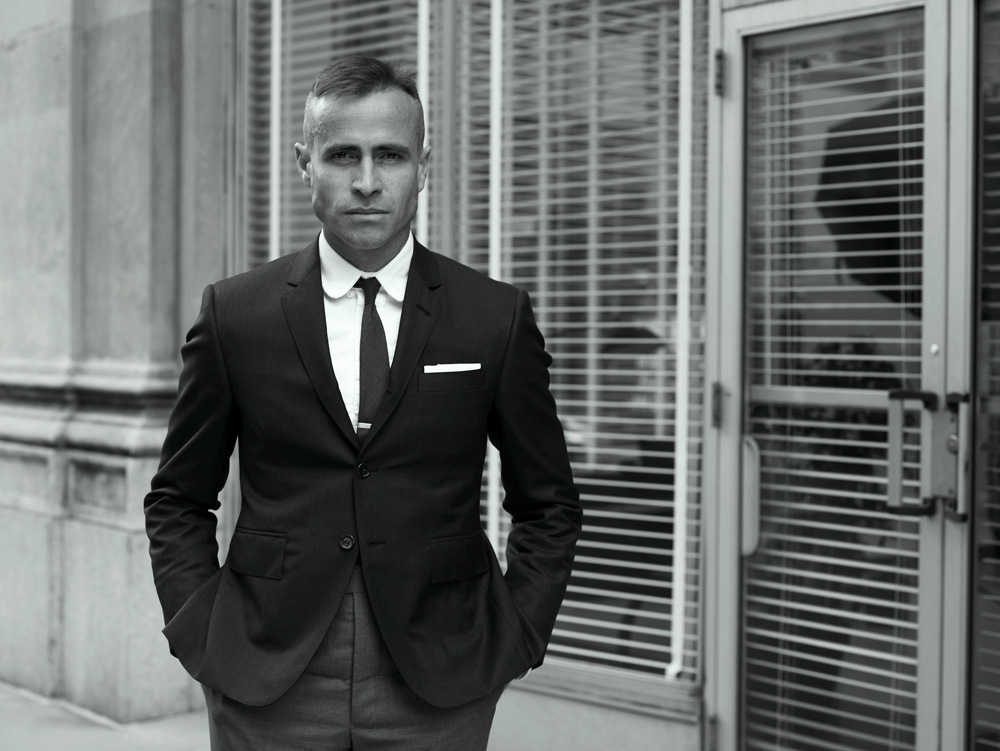 Designer Thom Browne talks to #legend about his new bespoke services