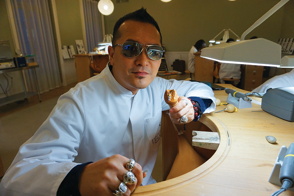 Gordon Lam at the L’École, School of Jewelry Arts